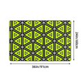 thumbnail image 5 of Bathroom Rug Non-Slip Mat, Super Soft Absorbent Bath Mat - Green Geometric Triangle Flannel Non-Slip Floor Mat, 36"x24", 5 of 8