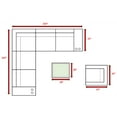 thumbnail image 3 of Living Source International 5-Person Wicker / Rattan Seating Group in Espresso, 3 of 3