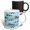 Multicolor, variant on 3drose, Sea Otters Riding the Waves, 11oz Two-tone Red Mug