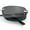 Gold - Black, variant on Rimless Rounded Rectangle Hustler Fashion Metal Frame Sunglasses All Black