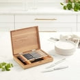 thumbnail image 4 of Wusthof Stainless Eight Piece Steak Knife Set In Olivewood Chest, 4 of 4