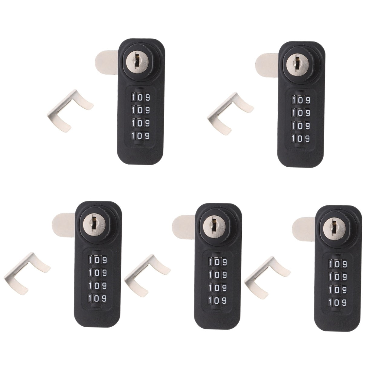 5 PCS Cabinet Locks Cabinet Door Lock Steel Cabinet Lock 7.2X4.5cm