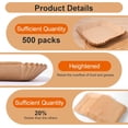 thumbnail image 3 of 500 Pcs Air Fryer Paper Liners, 8” Square Disposable Parchment Paper Liner for 5-8 QT Air Fryer, Non-Stick, Oil Proof Unbleached Airfryer for Baking, Roasting Microwave, 3 of 4