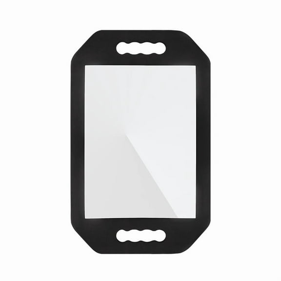 HOOWIFFY Large Hand Mirror with Handle Durable Shatterproof for Home and Salon Use