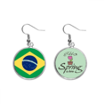 thumbnail image 1 of Brasil Nacional país símbolo Mark patron de América del Sur Colgante decorativo temporada pendientes de primavera joyas Unbranded M, 1 of 3
