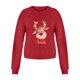 thumbnail image 4 of Sudaderas cortas estampadas de manga larga informales para mujer a la moda navideña Pompotops gfhjh8446, 4 of 4