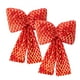 thumbnail image 2 of Colgante de Lazo Navideño con Lentejuelas | Pack de 2 Adornos Navideños 3D para Árbol y Escena | 30X20X5Cm Plata Oro Rojo Verde | Costuras Reforzadas para Manualidades Del Hogar y Fiestas, 2 of 6