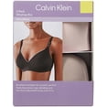 thumbnail image 3 of Calvin Klein Womens 2-Pack Lightly Lined Wirefree Bra Size: S, Color: Pink/Grey, 3 of 5