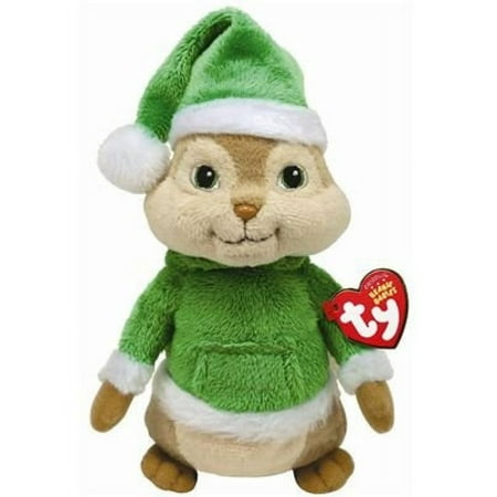 TY Beanie Baby - THEODORE with Holiday Hat (Alvin & the Chipmunks) (7 inch)