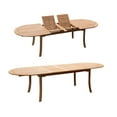thumbnail image 4 of Grade-A Teak Dining Set: 8 Seater 9 Pc: 118" Oval Table And 8 Maldives Arm Chairs Outdoor Patio WholesaleTeak #51ML2609, 4 of 4