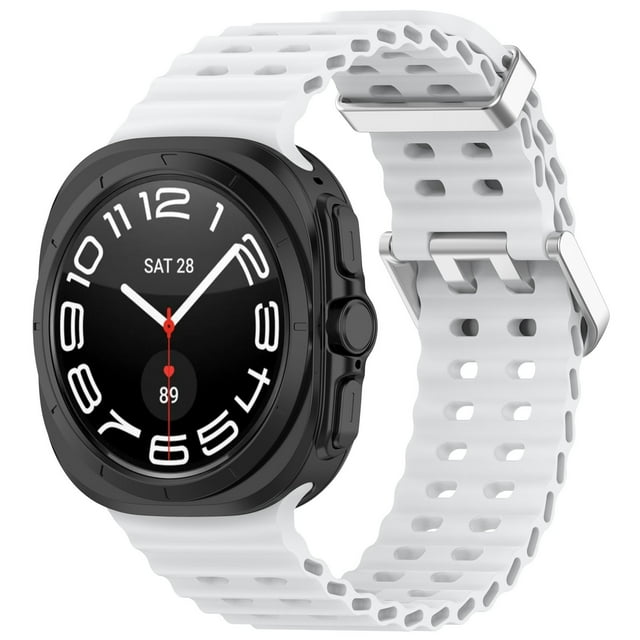 Premium Silicone Sports Sweat Proof Solid Color Watch Band With Convenient Adjustment And Wide Compatibility Compatible With Smartwatch
