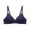 Blue, variant on Tbopshirt Bras for Women,Women's Bra Soild Wire Free Underwear One-Piece Bra Everyday Small Cup Underwear
