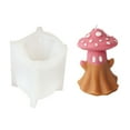 thumbnail image 1 of Dsseng Moule à Bougie Maison Champignon Fait Main Moules en Résine Époxy Moules en Silicone, 1 of 18