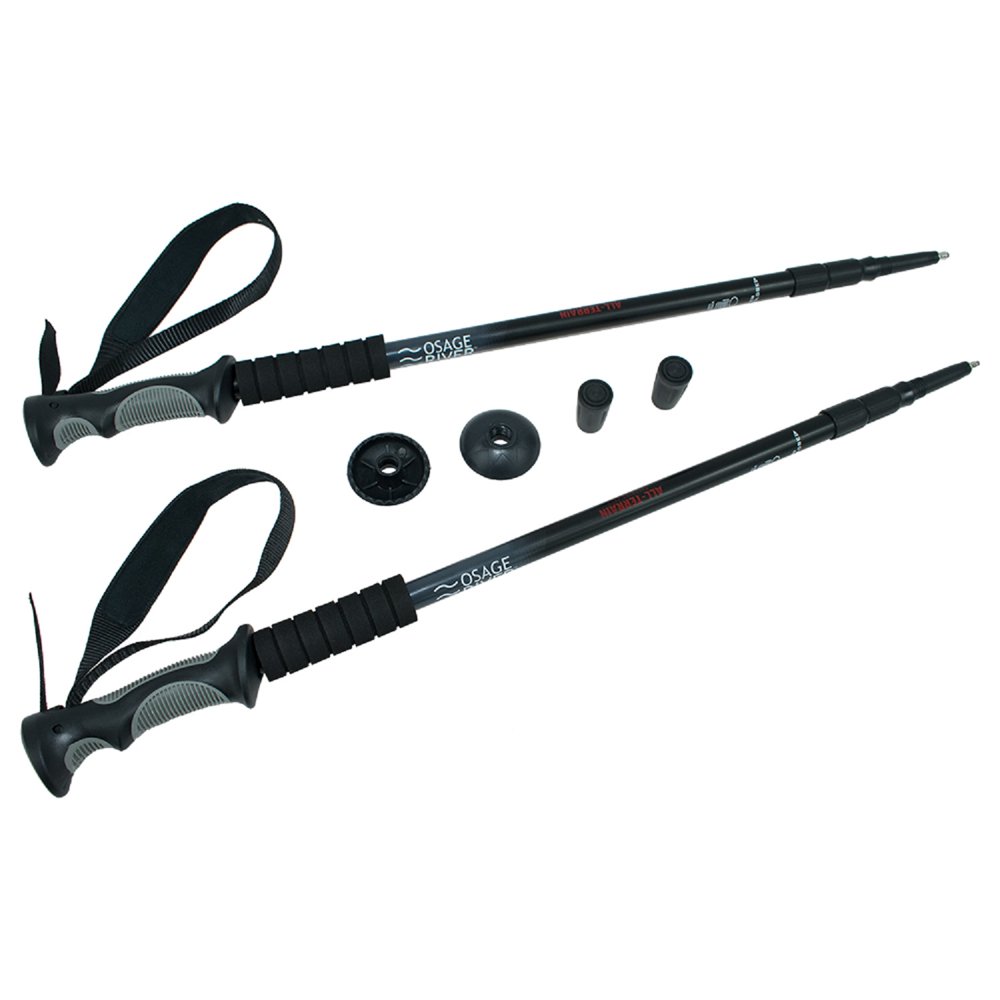 Osage River Trail Trekking Poles 1Pair Black