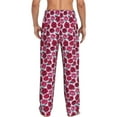 thumbnail image 3 of Goofa Rose Flowers Printed Soft Pajama Pants for Men, Wide Leg Comfy Casual Lounge Yoga Pants-XX-Large, 3 of 9