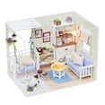 thumbnail image 1 of Maison de Poupée Miniature 1/24 avec Meubles de Salon Simulation Chat Cadeau pour, 1 of 6