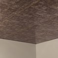 thumbnail image 2 of FASÄDE Miniquattro Decorative Vinyl 2ft x 2ft Lay in Ceiling Panel in Bermuda Bronze (5 Pack), 2 of 5