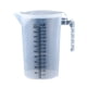 thumbnail image 1 of Vaso medidor de plástico - Con tapa/mango, marcado en onzas/ml, para hornear/cocinar medidas de líquidos/sólidos, 1 of 3