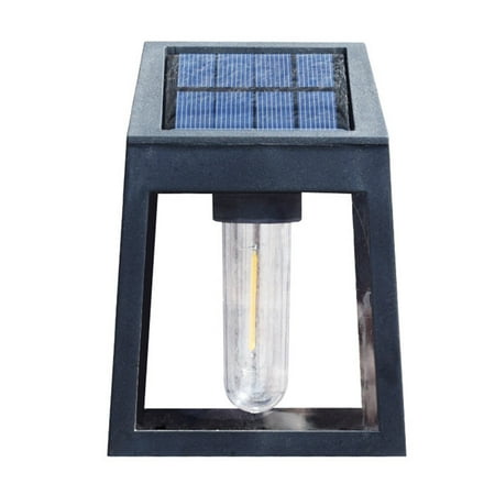

1Pc Wall Hanging Light Solar-powered LED Light Bright Intelligent Light Black