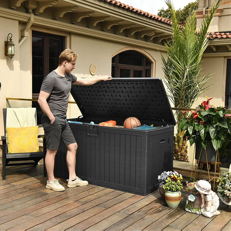230 Gallon Outdoor Storage Waterproof Deck Box - N/A - On Sale