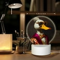 thumbnail image 6 of Pofeuu Noble Style Duck Print LED Christmas Night Light Lamp Base Gift DIY 3D Clear Acrylic Blank Engrave Sheets for Room Cafe Bar Birthday Party Decoration, 6 of 9