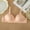 Pink, variant on HOMBOM Soft Cup Bras for Womens Unlined Soft Bralette Brassiere Wireless Beige Spaghetti Straps No Underwire Bras 38C