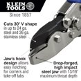 Klein Tools 86526 HVAC Tool V Notcher for Ductwork and Sheet Metal