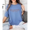 thumbnail image 3 of Trendy Fall Vibes Shirt For Women and Teens Pumpkin, Coffee, Leaf & Fall Things Graphic T-Shirt Blue Jean Shirt Adult Small, 3 of 4
