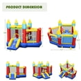 thumbnail image 2 of Gymax Inflatable Bounce House Slide Jumping Castle w/ Tunnels Ball Pit & 550W Blower, 2 of 10