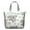 Cute, variant on Green Frog Travel Duffel Bag, Cute Cartoon Frog Print Weekender Tote, Mushroom and Flower Pattern Lightweight Multipurpose Carry-on Bag