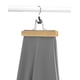 thumbnail image 2 of Colgador de ropa Whitmor, madera, grado A, pinza holgada, paquete de 5, 2 of 4