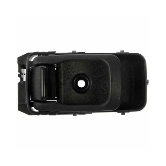 KarParts360 For Nissan Frontier 1998-2004 Interior Door Handle Front OR Rear, Driver Side | Plastic | Textured Black | Lockable | Clip-On And Screw On | Replacement For 80671-9Z802