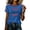 Q5-Blue, variant on 250th Years Of American Freedom T-Shirt for Women Short Sleeve Crew Neck Shirt American Flag Design T-Shirts Freedom We the People Classic Summer Tops,Navy M