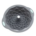 thumbnail image 2 of Gwong hogar Moldo de pastel resistente al calor de liberación rápida antiadherente Flexible Flexible Safe Safing 6 Cavidades 3D Color en forma de corazón Suministros de cocina de galletas Gwong 21100279, 2 of 7
