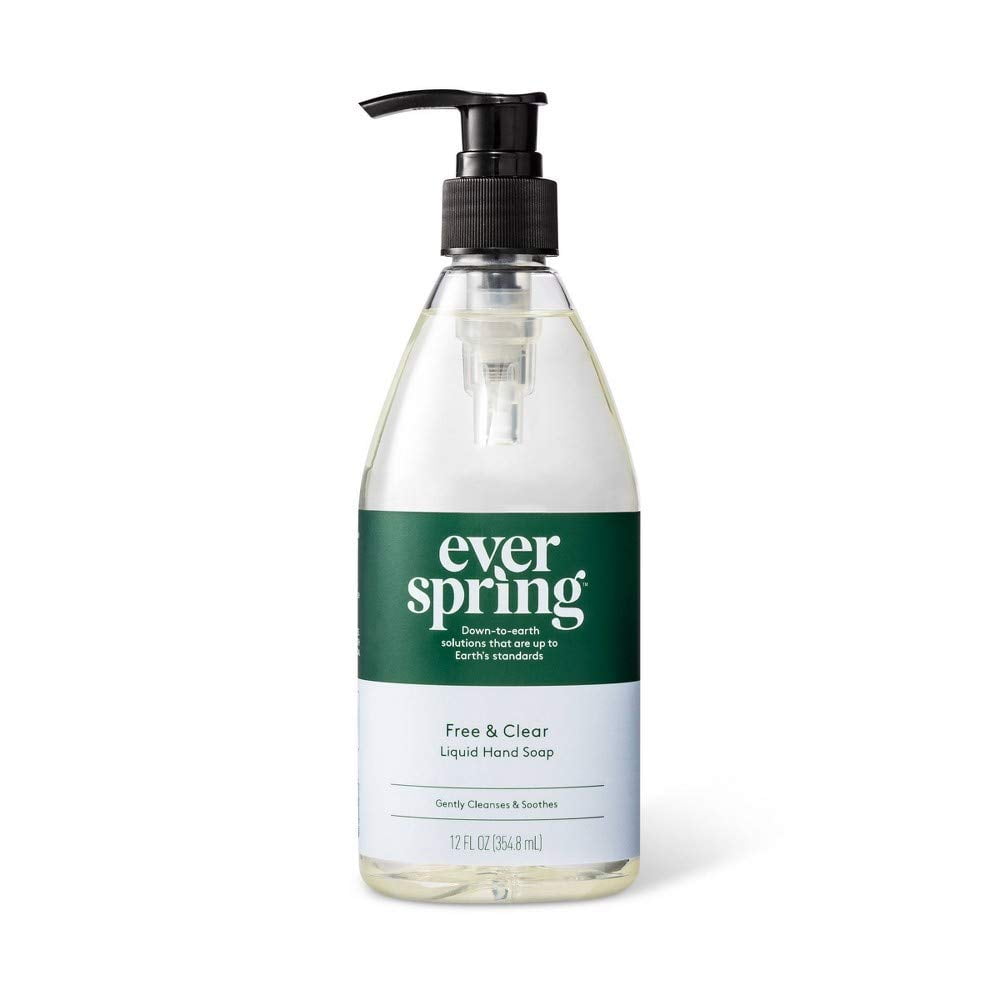 Free & Clear Liquid Hand Soap 12 fl oz Everspring