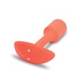 thumbnail image 2 of B-vibe Vibrating Snug Plug - Small Orange, 2 of 5