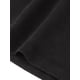 thumbnail image 5 of Faldas midi en A para mujer INSPIRE CHIC, con botones en la parte delantera, de cintura alta, de mezclilla, talla XL, color negro, 5 of 6