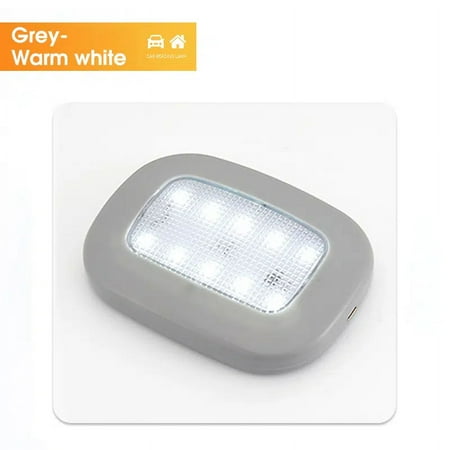 

Auto Car Interior Ceiling Roof Dome Light Fixture With USB Rechargeable Wireless Car Dome Lamp Universal For Car Truck Trailer Camper Motorhome Boat