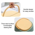thumbnail image 5 of Shoe Changing Stool with Storage, Built in Compartment Padded Seat Footstool, Compact Space Saving Modern Ottoman Bench for Living Room Entrance Kitchens Bathrooms Home Offices, 5 of 6