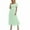 Mint Green, variant on Atogsazn Womens Summer Dress 2025 Casual Square Neck Short Sleeve Ruffle Dresses Outfit Clothes Fashion Navy XXL