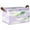 Purple Blooms, variant on Foldable Iron Frame Open Home Storage Bins 16.9×11.4×10 Inch Waterproof Nice Cube Shelf Baskets White Strawberry
