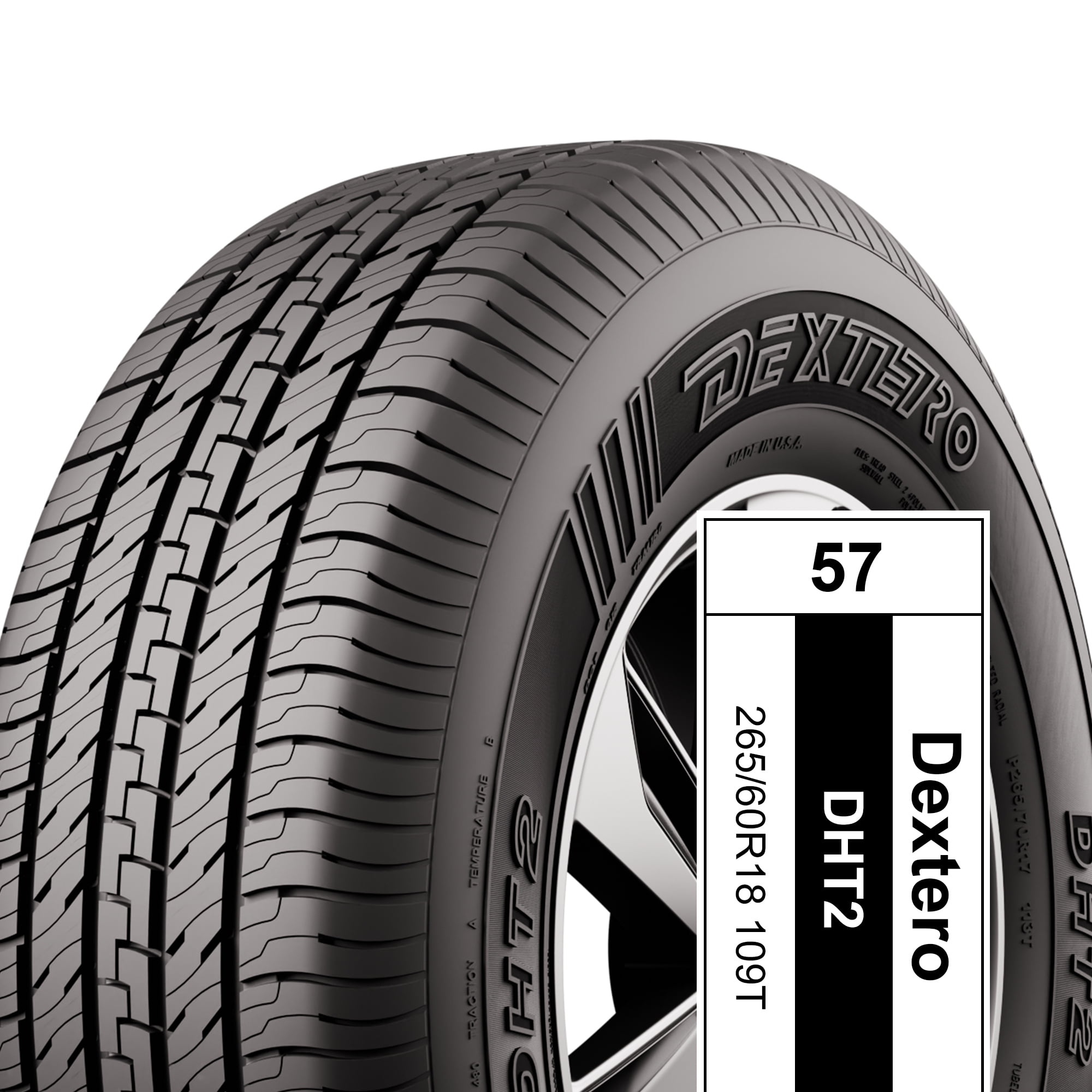Dextero DHT2 All-Season 265/60R18 109T Tire - Walmart.com