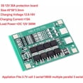 thumbnail image 3 of HUGFEGWE Li-ion Lithium Battery Charger Board Module Protection Board Electronic 2S 3S 4S 10A 20A 30A 12V 14.8V 16.8V 18650 (Color : 4S 14.8V 16.8V 30A) CJB91-135669, 3 of 7