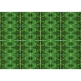 thumbnail image 1 of Ahgly Company Indoor Rectangle Patterned Dark Forest Green Area Rugs, 2' x 4', 1 of 1