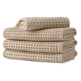 thumbnail image 1 of Toallas faciales MICROFI con forma de gofre de microfibra, 30,48 x 30,48 cm, 4 unidades, 1 of 7