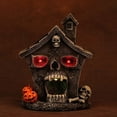 thumbnail image 2 of Decoraciones de mesa de madera Happy Halloween, decoraciones de mesa Cushaw naranja, letrero, decoraciones para fiesta de Halloween, 2 of 3