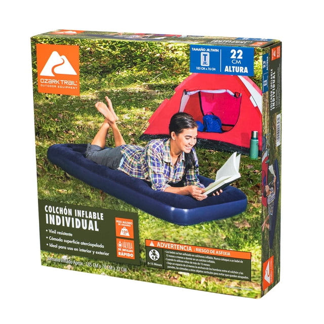 Colchón Inflable Ozark Trail Individual azul