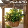 thumbnail image 5 of Yastouay 10Pcs Fake Plants,Realistic Artificial Greenery for Outdoors,UV Resistant Artificial Ferns for Outdoors Front Porch Decor, 5 of 10