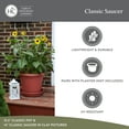 thumbnail image 3 of The HC Companies Plant Saucer Round - Drainage Holes - 10" Warm Gray, 3 of 7