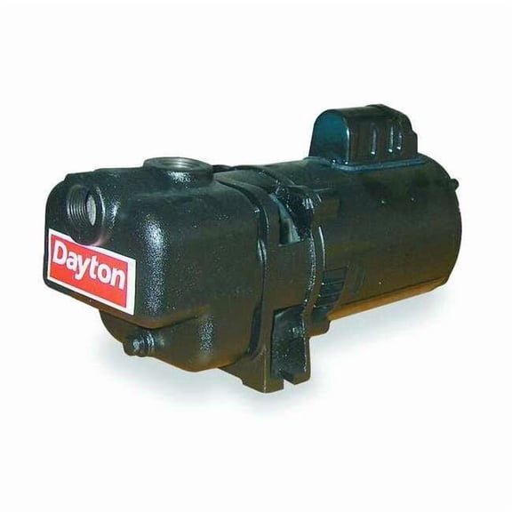 Dayton Self Priming Pump,2 HP,Cast Iron 4UA76